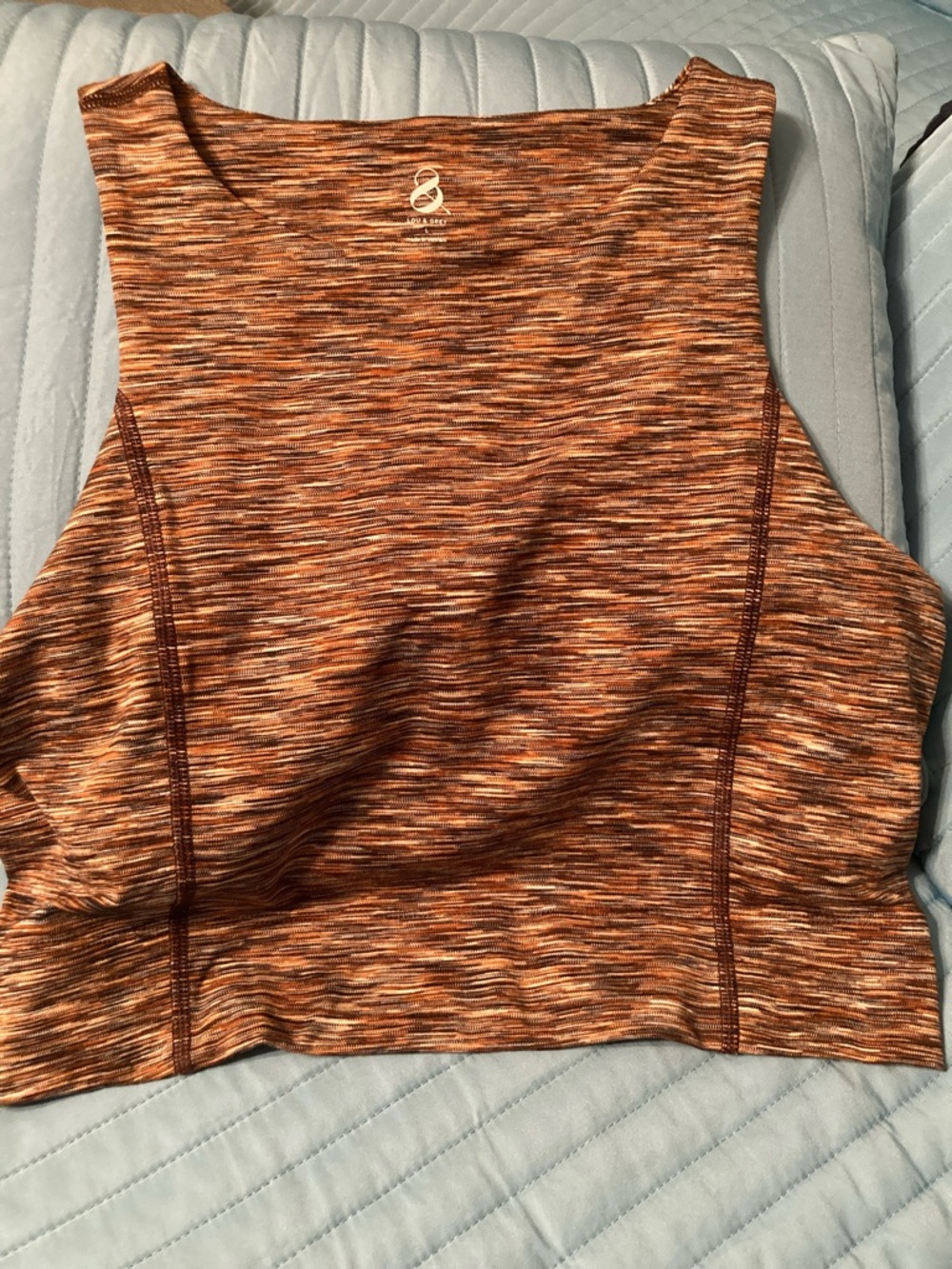 Lou & Grey Marled Orange Crop Tank